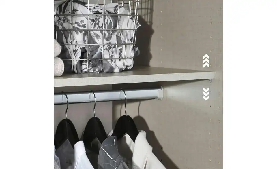 Schwebetürenschrank 2 türig, Stoffstruktur