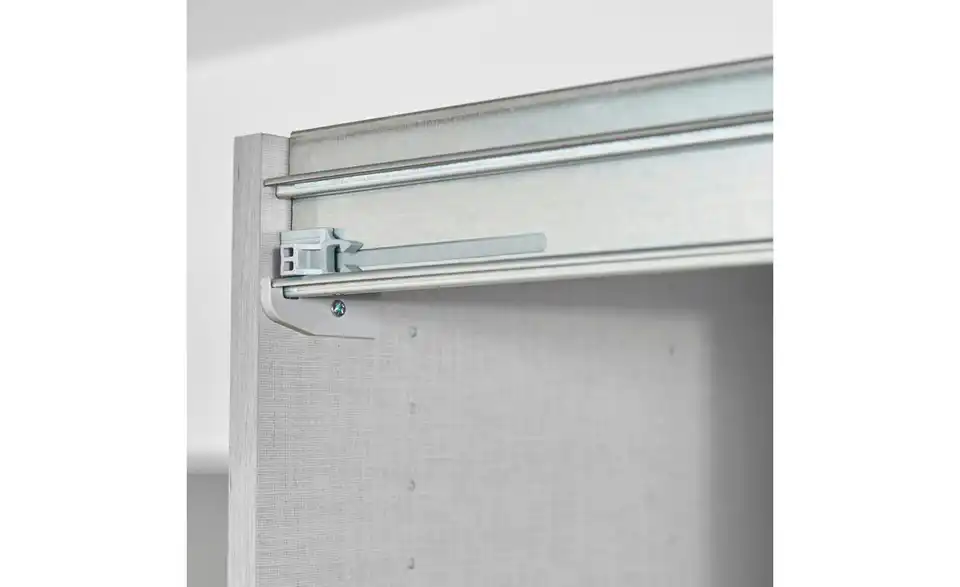 Schwebetürenschrank mit Spiegel, Funktionsansicht