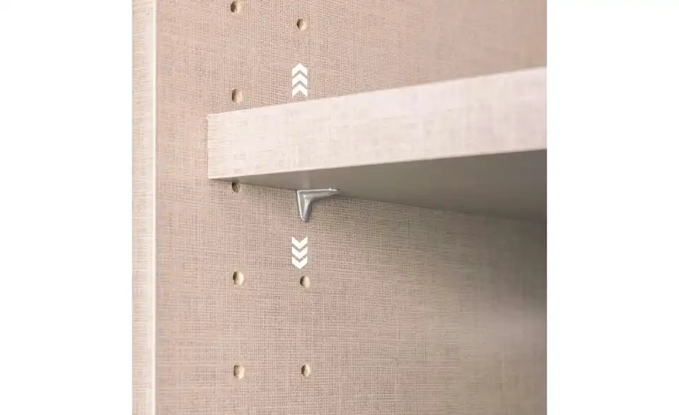 Spiegelschrank mit Einlegeböden, Detailansicht