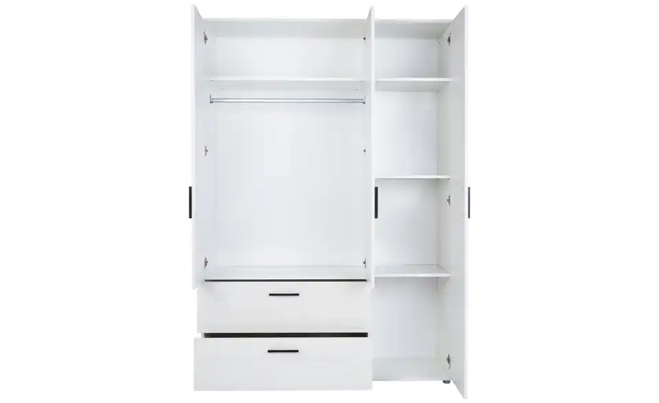Kleiderschrank, geöffnet