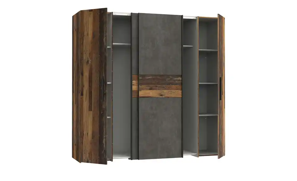 Kleiderschrank, geöffnet