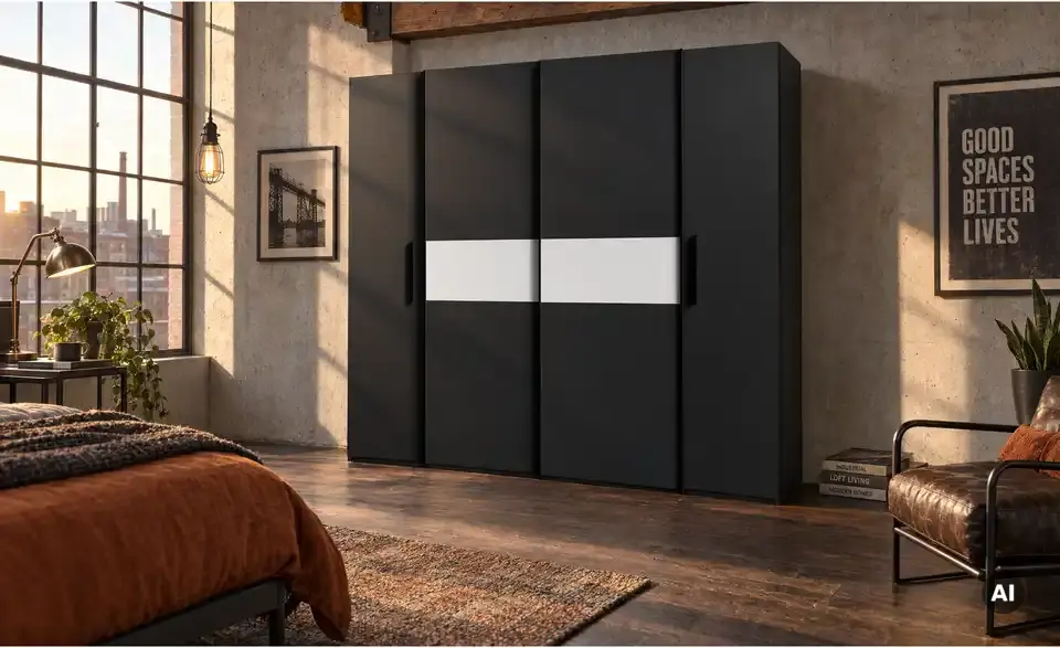 Kleiderschrank, in Wohnsituation