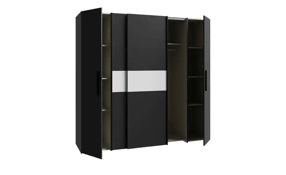 Kleiderschrank, geöffnet