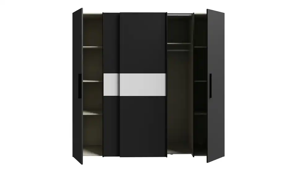Kleiderschrank, geöffnet