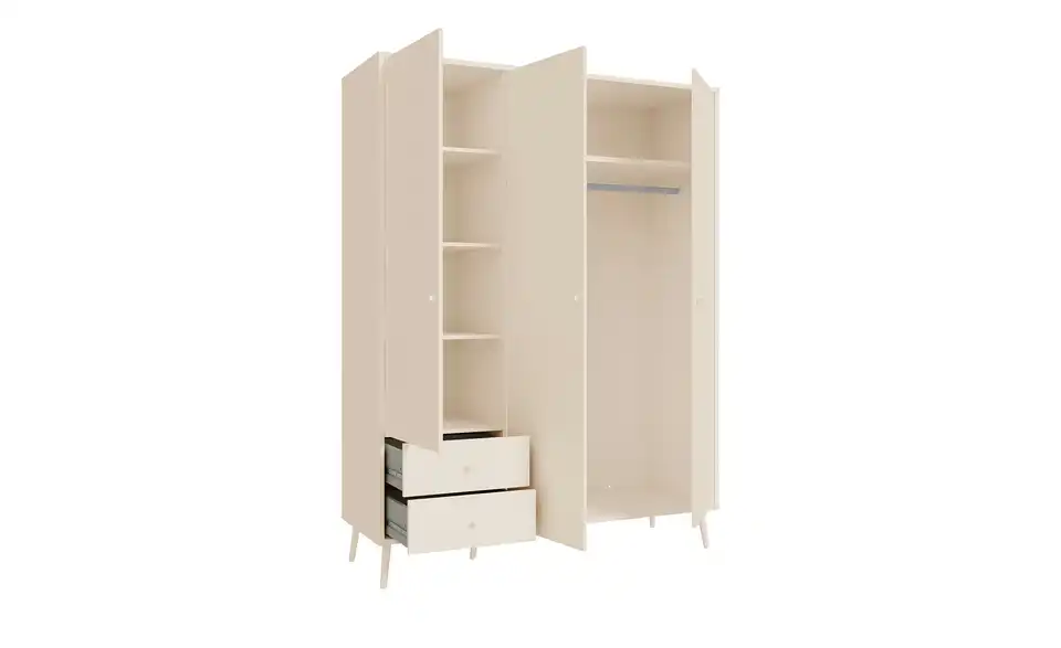 Kleiderschrank, geöffnet