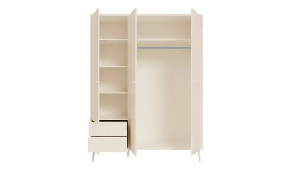 Kleiderschrank, geöffnet