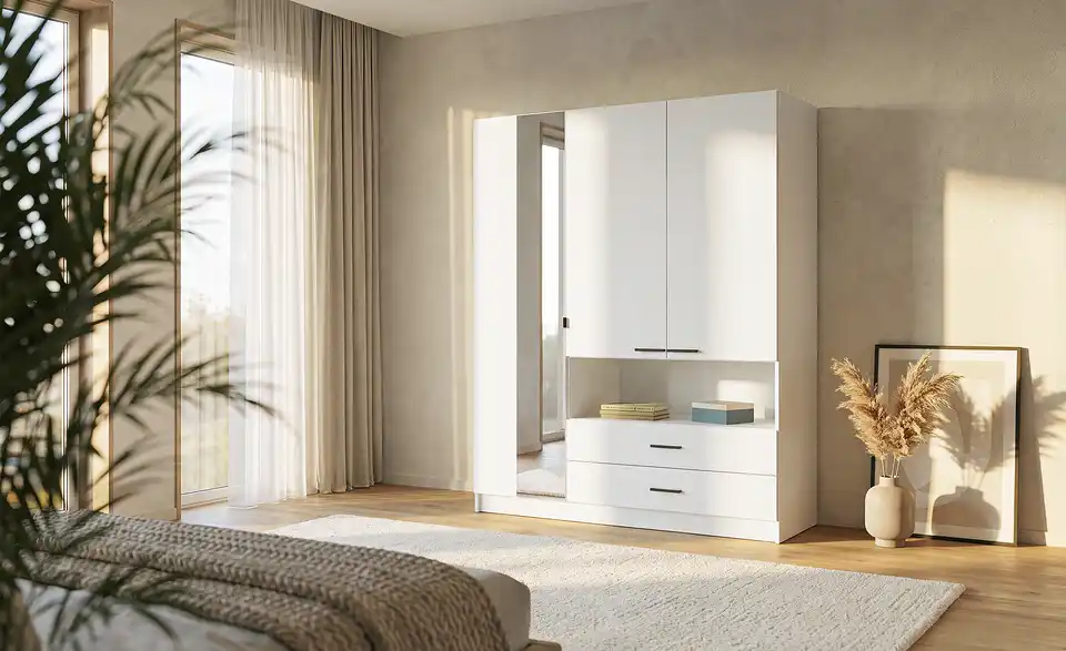 Drehtürenschrank, in Wohnsituation