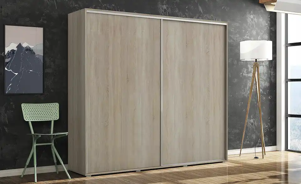 Schwebetürenschrank, in Wohnsituation