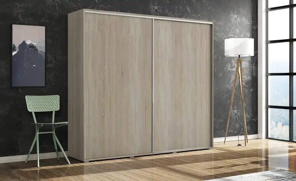 Schwebetürenschrank, in Wohnsituation