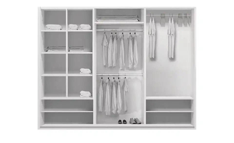 Schwebetürenschrank, Detailansicht