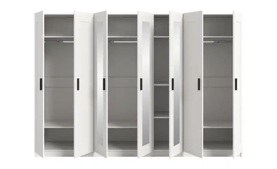 Kleiderschrank, geöffnet