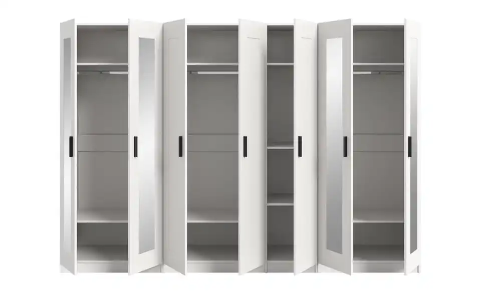 Kleiderschrank | 280 cm, Mit Spiegeltüren