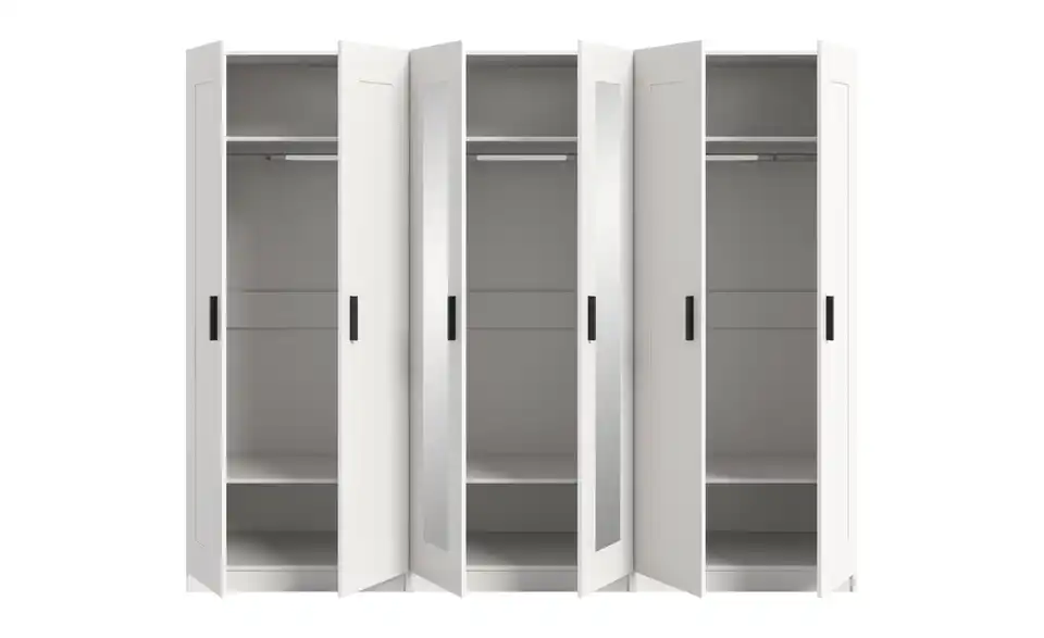Kleiderschrank, geöffnet