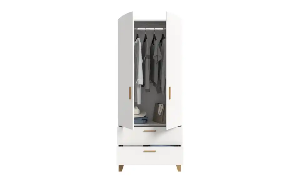 Kleiderschrank, geöffnet