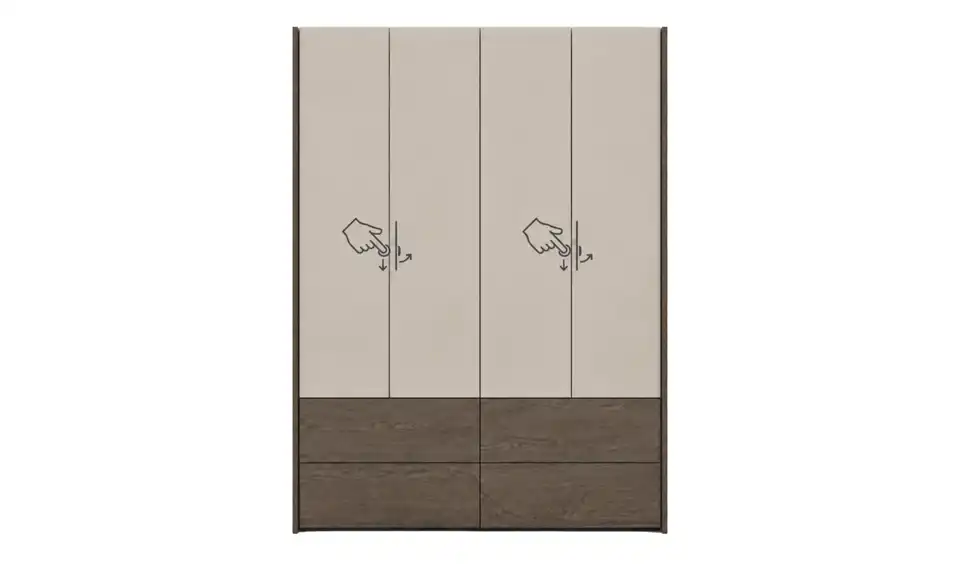 Höffner Selection Drehtürenschrank, Funktionsansicht