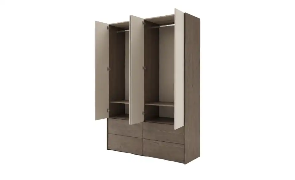 Höffner Selection Drehtürenschrank, geöffnet