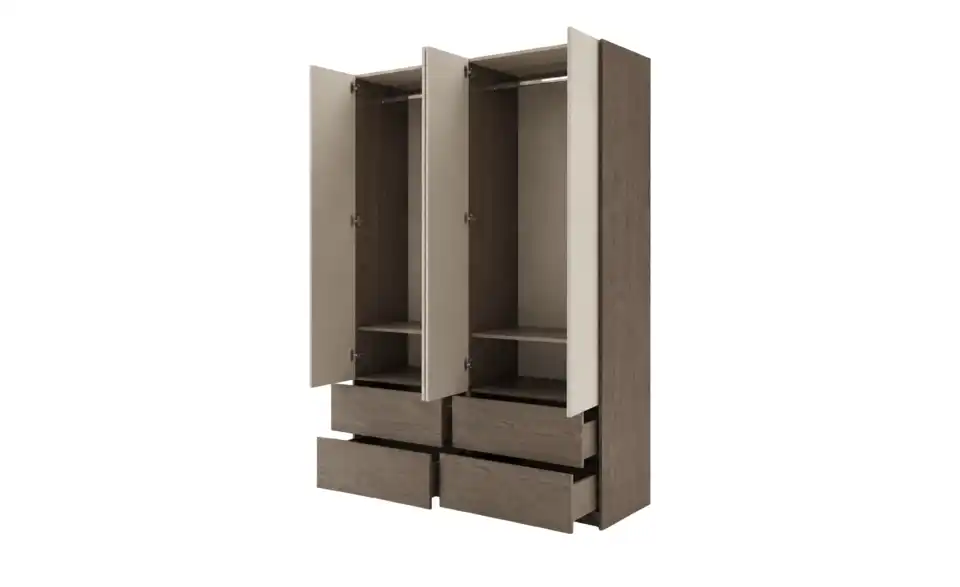 Höffner Selection Drehtürenschrank, geöffnet