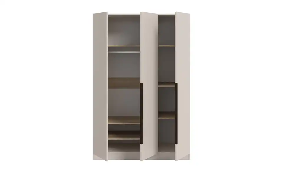 Drehtürenschrank, geöffnet