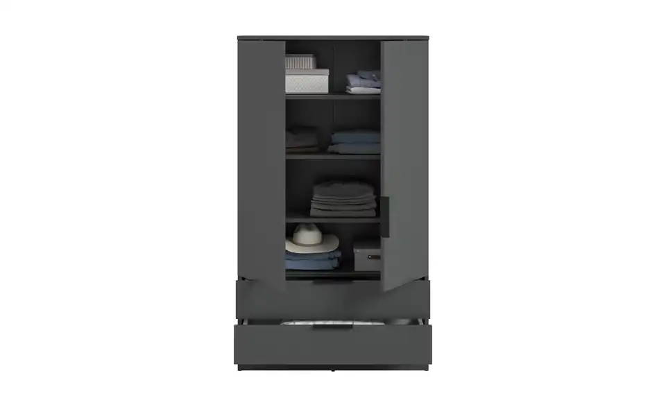 Wäscheschrank, geöffnet