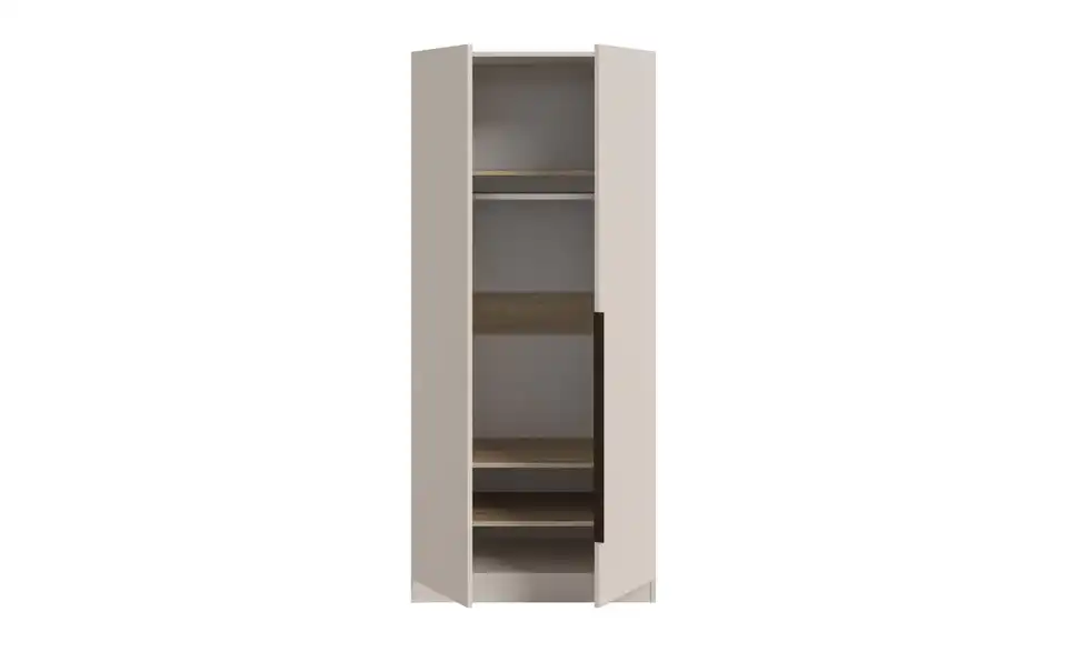 Drehtürenschrank, geöffnet