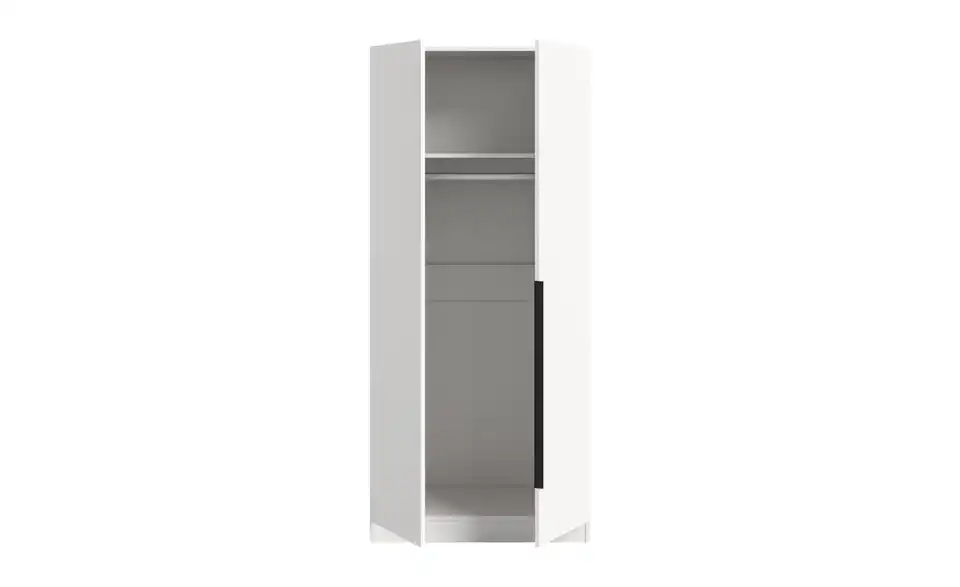 Drehtürenschrank, geöffnet