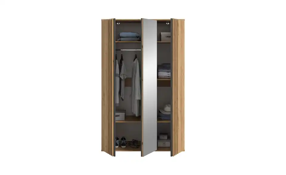 Kleiderschrank, geöffnet