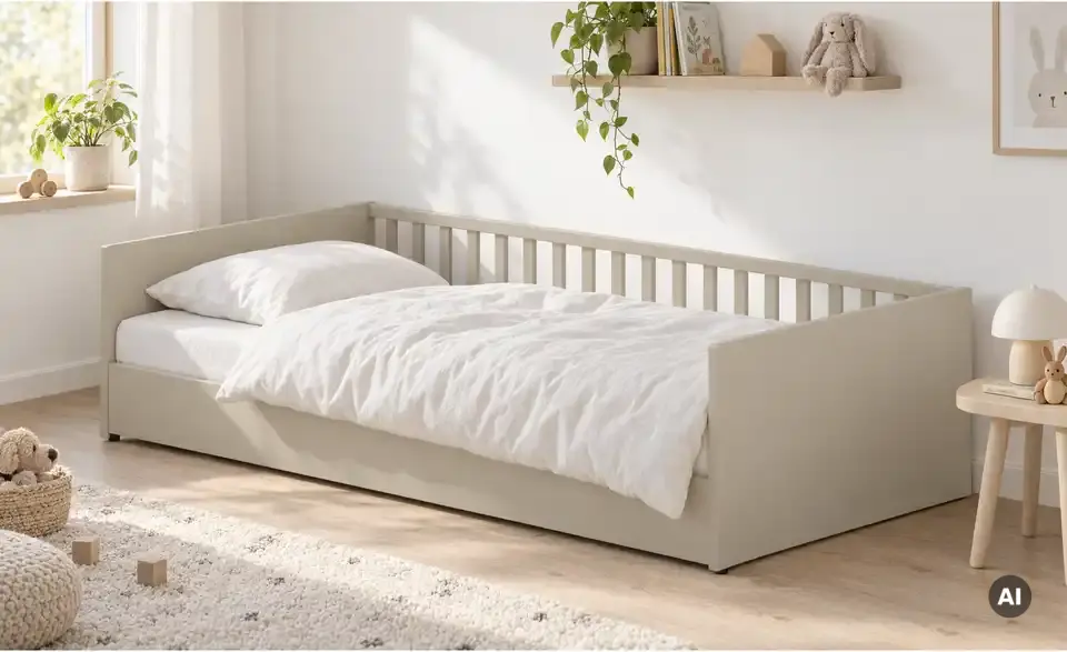 PAIDI Kinderbett Little Flo, in Wohnsituation