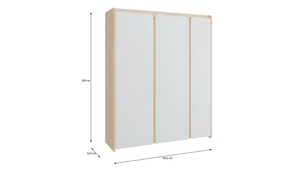 Kleiderschrank, Bemaßung