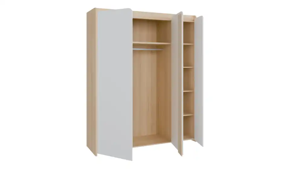 Kleiderschrank, geöffnet