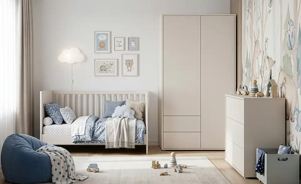 Kinderbett, in Wohnsituation