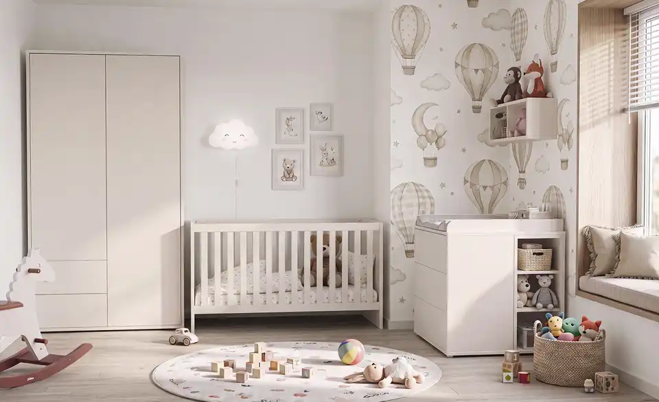 Kinderbett, in Wohnsituation