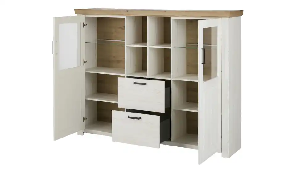 maison bleue Highboard Amrum, geöffnet