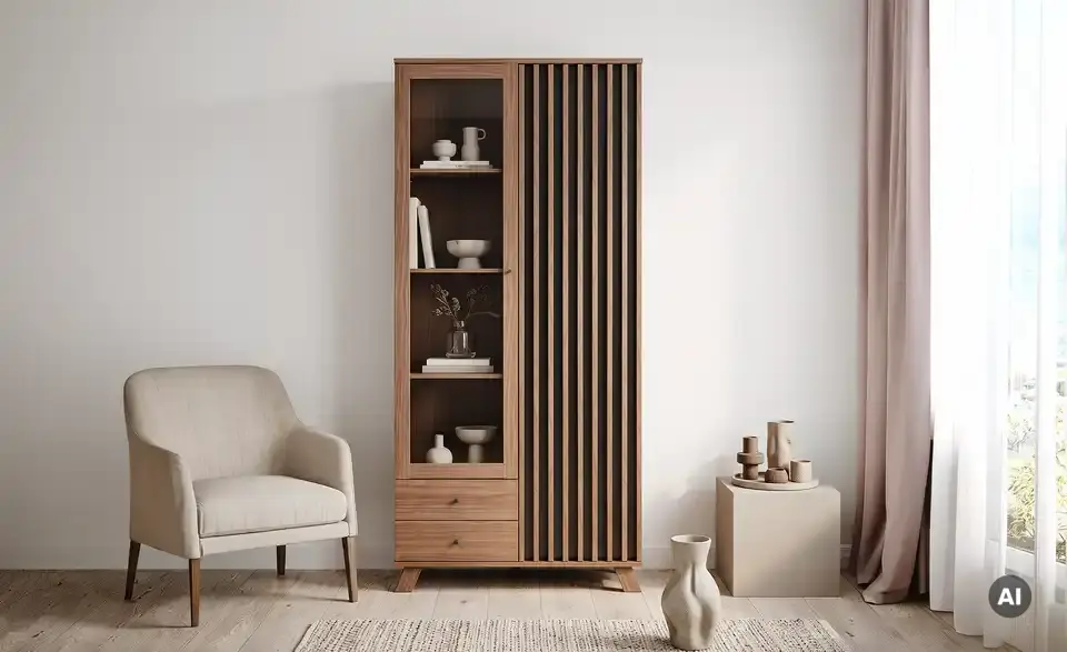Vitrine, in Wohnsituation