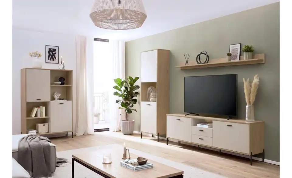 Wohnwand 3-teilig, in Wohnsituation