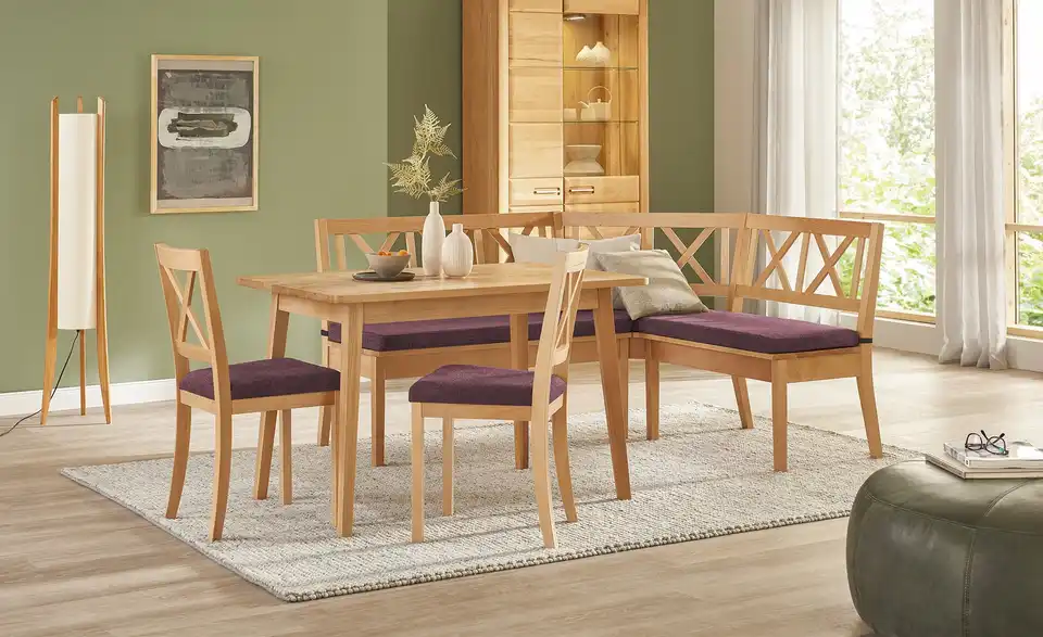 Woodford Eckbank Olivia massiv, in Wohnsituation