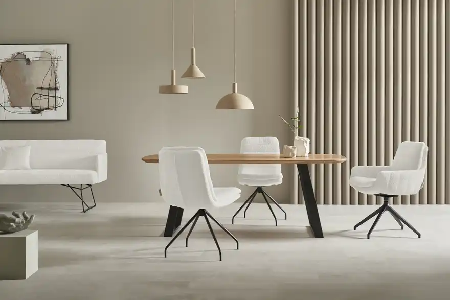 Jette Home Polsterstuhl Ferro, in Wohnsituation