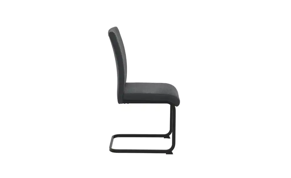 Polsterschwingstuhl 4er-Set, Profilansicht