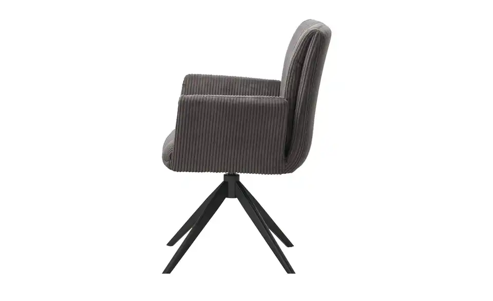 Armlehnstuhl, Profilansicht