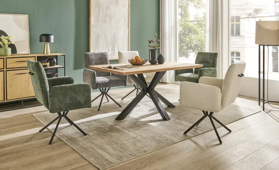 Armlehnstuhl extra belastbar, in Wohnsituation