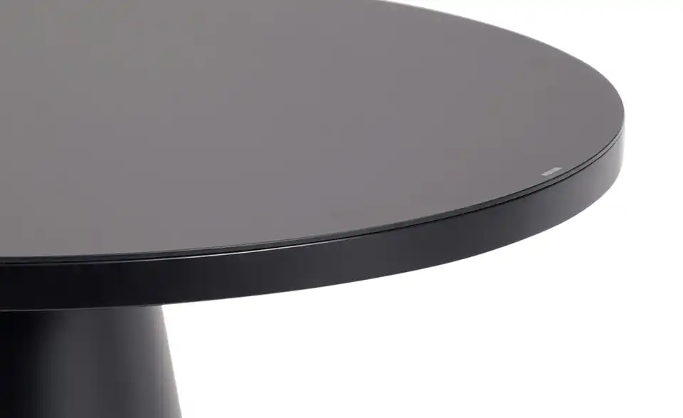 Esstisch mit Glastischplatte, Detailansicht