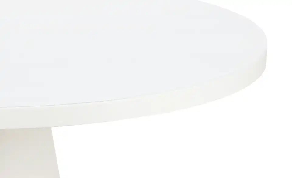 Esstisch mit Glastischplatte, Detailansicht