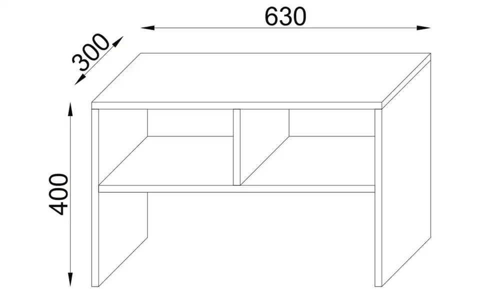 Couchtisch, Bemaßung