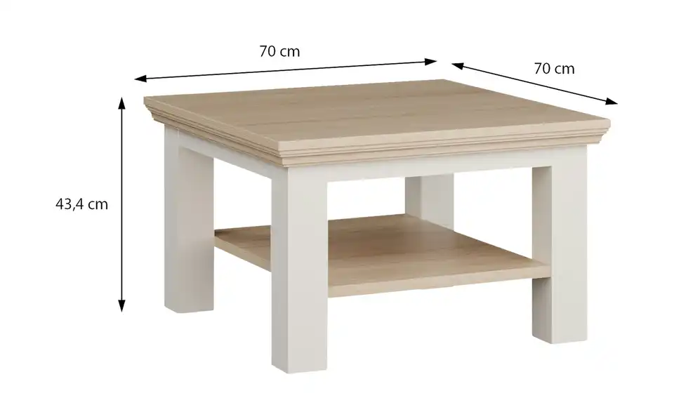 Couchtisch, Bemaßung