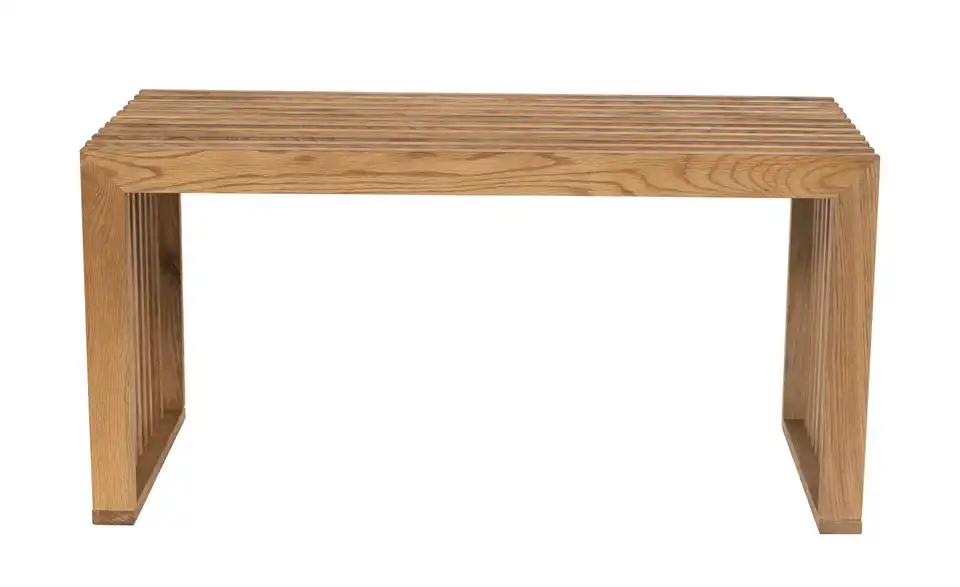 Garderobenbank Tenno, Frontansicht