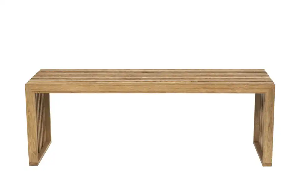 Garderobenbank, Frontansicht