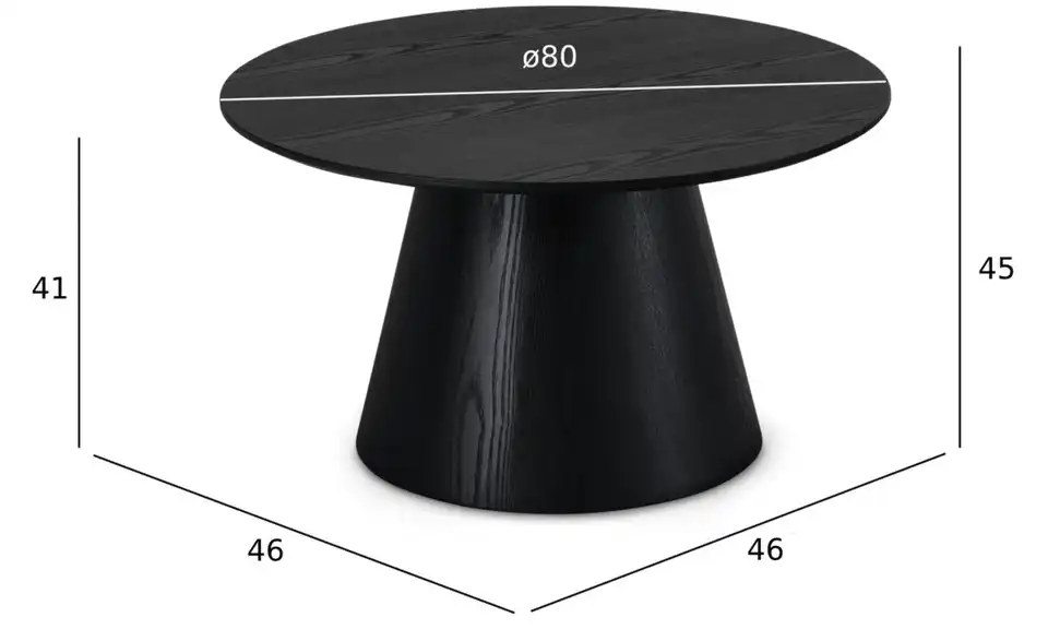 Furnhouse Couchtisch Tango, Bemaßung