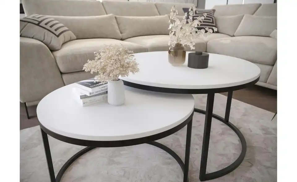 Selsey Couchtisch 2er Set, in Wohnsituation