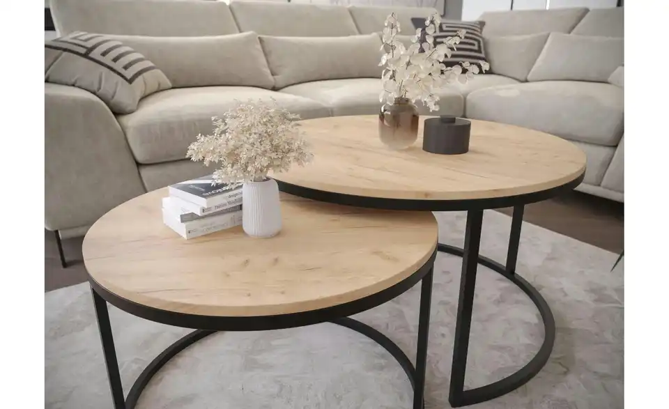 Selsey Couchtisch 2er Set, in Wohnsituation