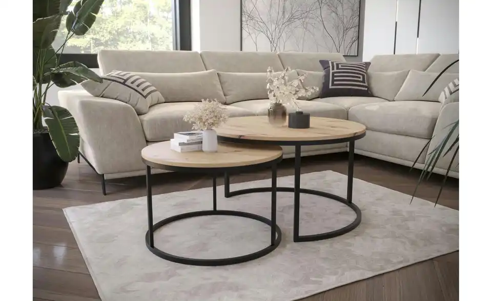 Selsey Couchtisch 2er Set, in Wohnsituation