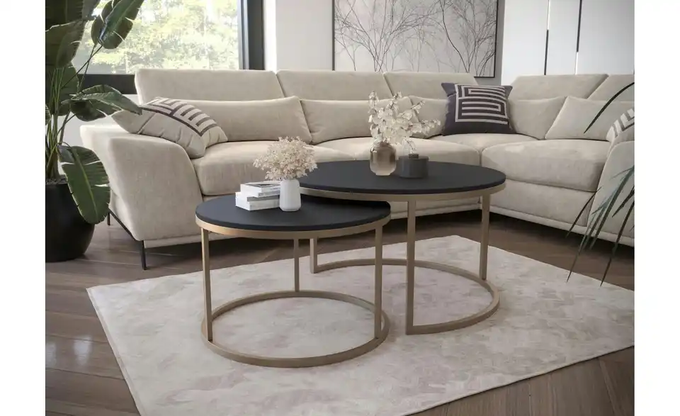 Selsey Couchtisch 2er Set, in Wohnsituation